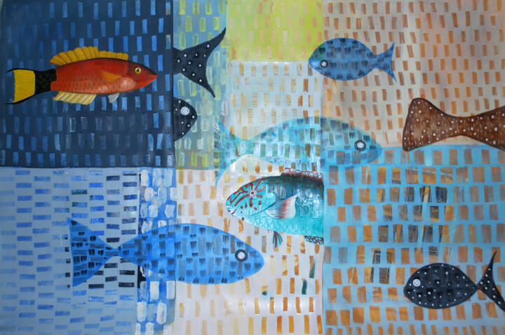 绘画,  29.9x44.1 in 