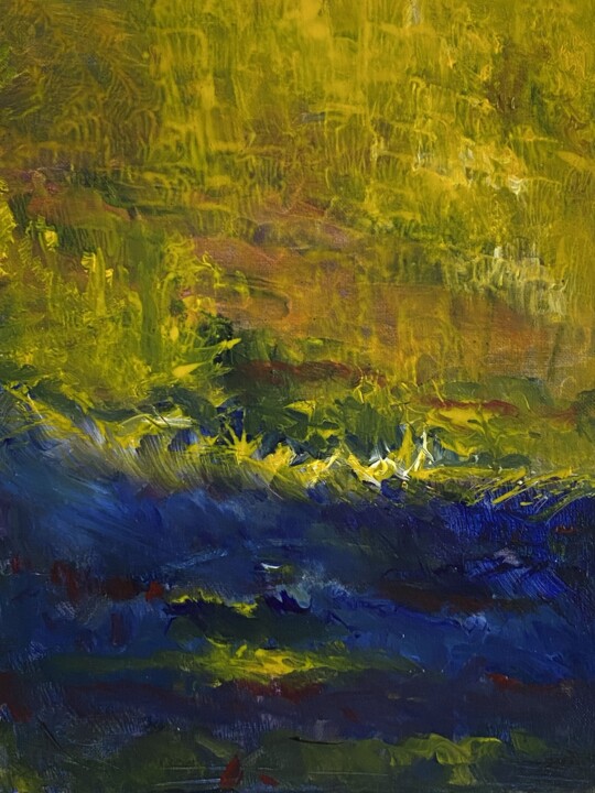 绘画 标题为“Morningside” 由Cg In The Art, 原创艺术品, 油 安装在木质担架架上