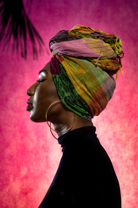 Nefertary / The Nubian goddess 摄影, 70.9x47.2 in