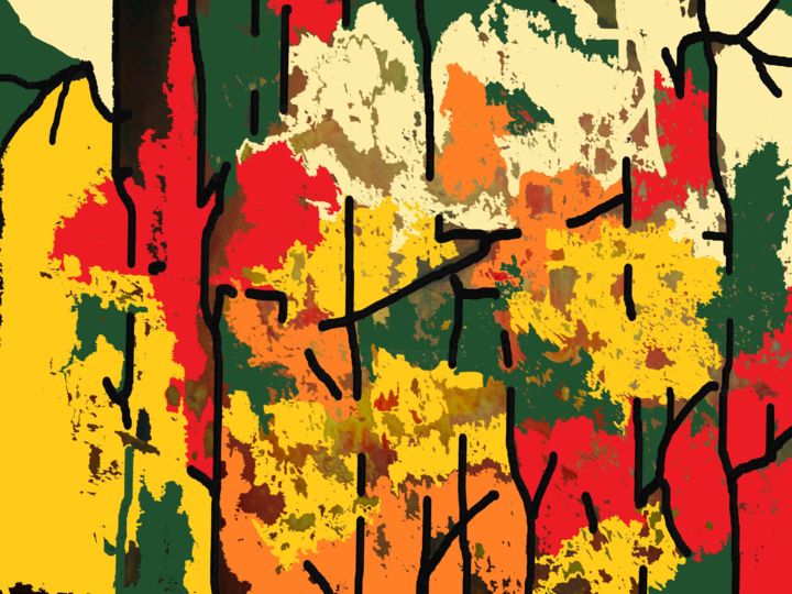 Digital Arts titled "Borne Sulinowo - ok…" by Barbara Przyborowska, Original Artwork, Digital Painting