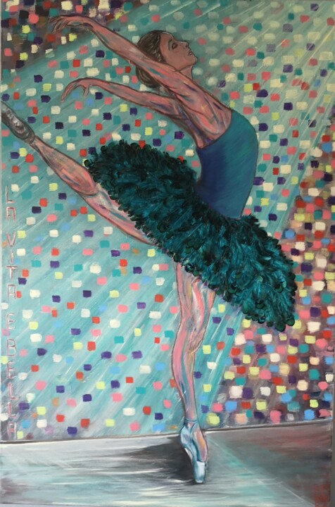 Peinture intitulée "La vita e bella" par Ralph.S, Œuvre d'art originale, Huile