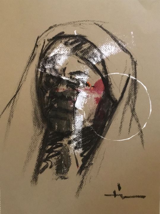 图画,  12.6x9.5 in 