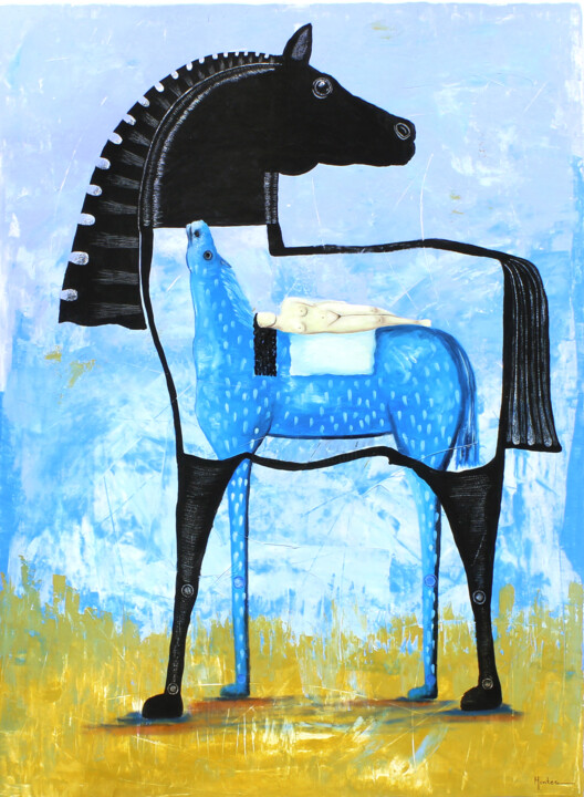 Utopía 绘画, 51.2x37.4 in