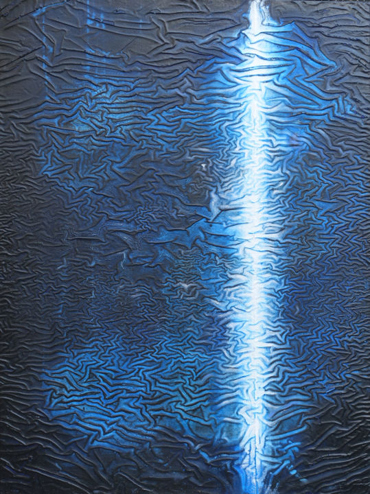 La tectonique des rêves 绘画, 51.2x38.2 in