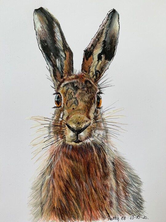 Coniglietto 绘画, 15.8x11.8 in