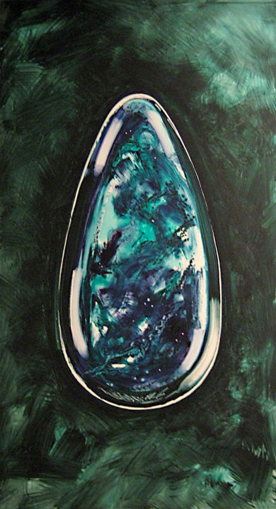 Peinture intitulée "AB-VII" par Guy Benson, Œuvre d'art originale, Acrylique