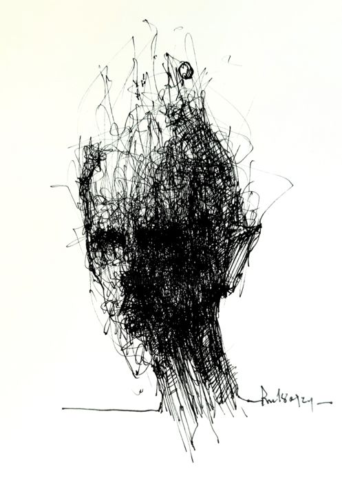 图画,  11.7x8.3 in 