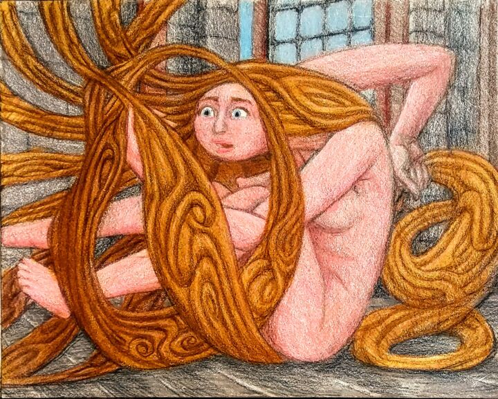 Rapunzel 图画, 8x10 in