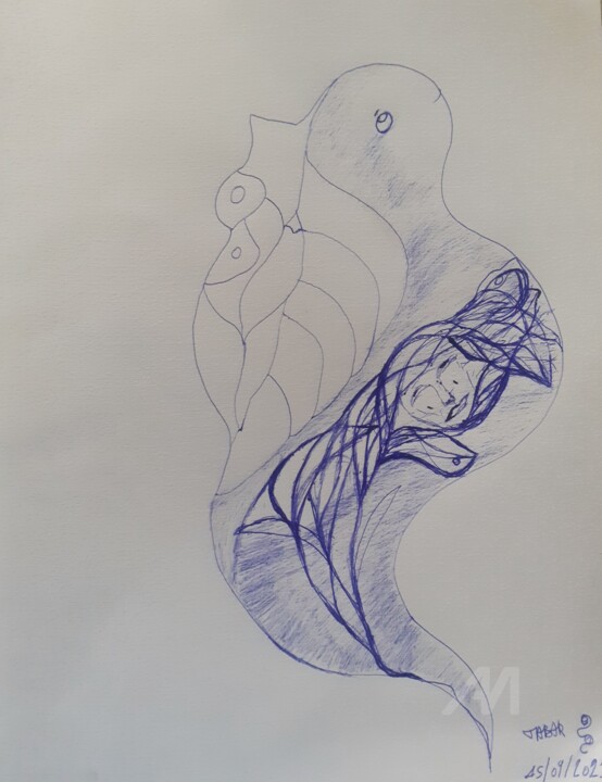 affaire pirana 图画, 11.7x8.3 in