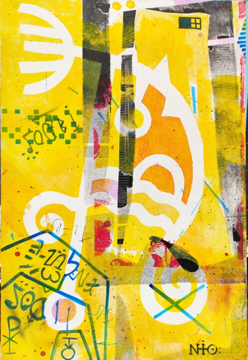 niotype 6 绘画, 48x34.7 in