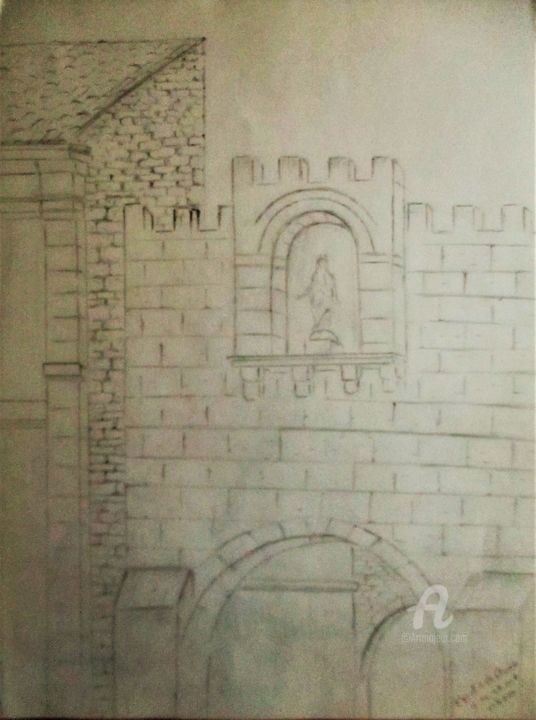 Saint-paul-trois-châteaux Drawing, 16.1x11.8 in
