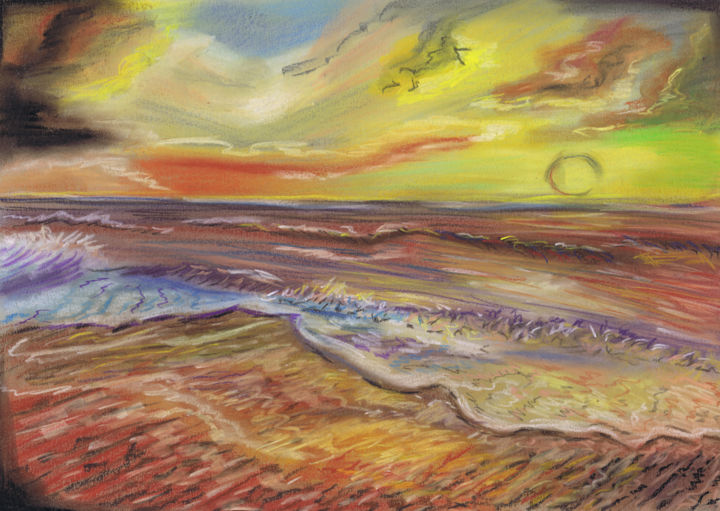 "Story" başlıklı Resim Svetlana Gudilova tarafından, Orijinal sanat, Pastel