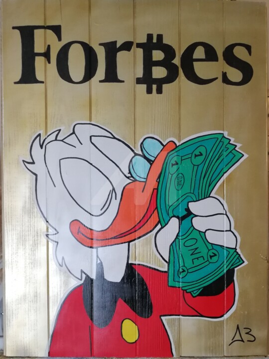 Picsou Forbes 绘画, 28.7x21.7 in