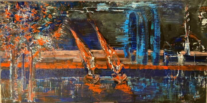 绘画,  17.7x34.7 in 
