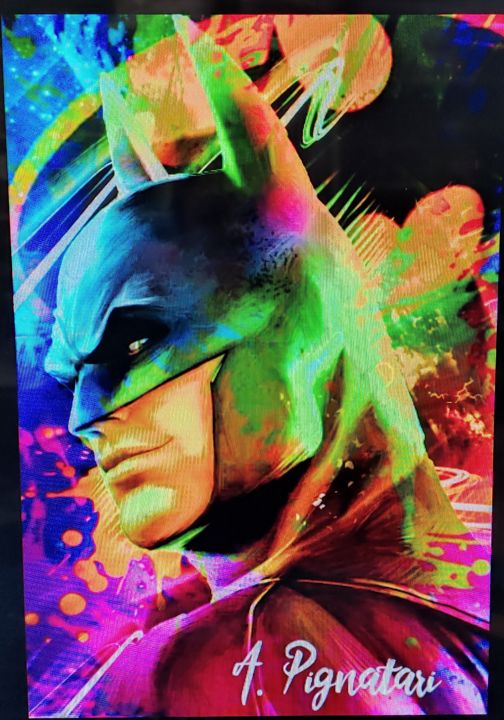 "Batman no mundo das…" başlıklı Tablo Andrea Pignatari tarafından, Orijinal sanat, Akrilik