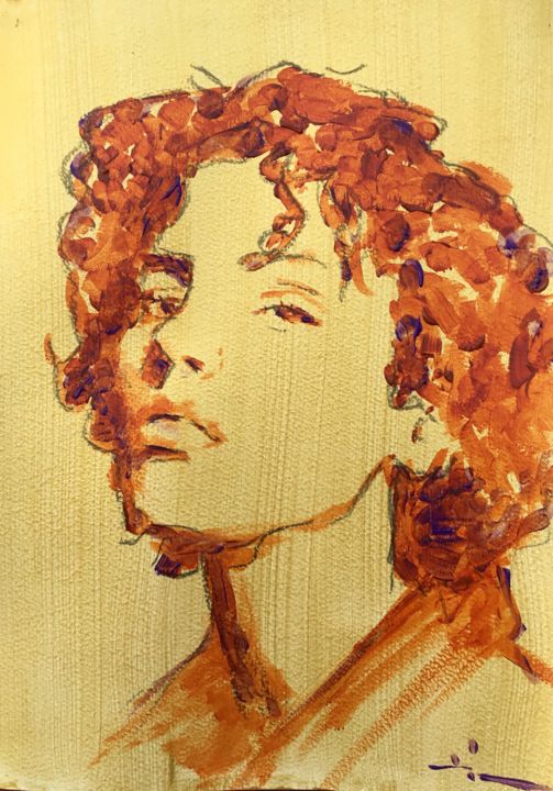 Ariel 绘画, 11.4x8.3 in