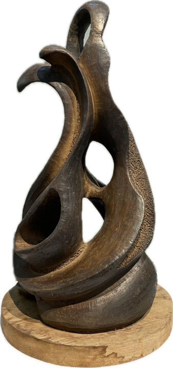 Prafullam - The Wave of Excitement 雕塑, 20x14 in