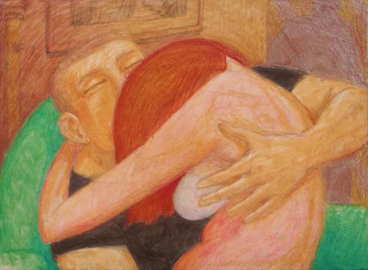 Lovers 18 图画, 9x12 in