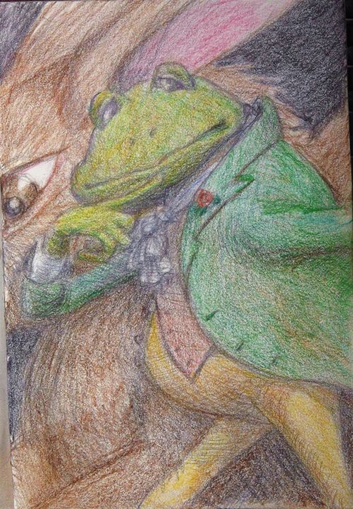 Froggy went a'courtin' 图画, 8x6 in