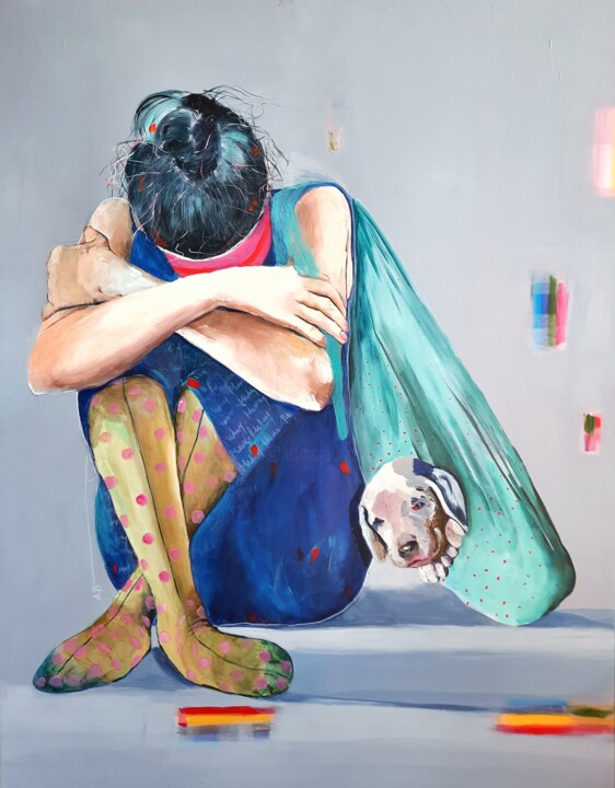 绘画,  45.7x35 in 