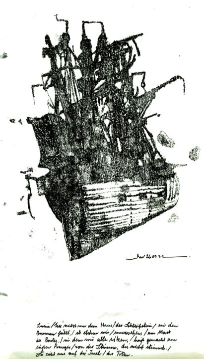 Das Totenschiff (5) 图画, 20.2x11.4 in
