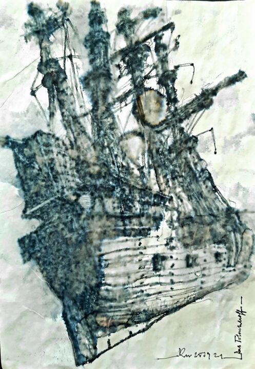 Das Totenschiff (6) 图画, 11.5x8.2 in