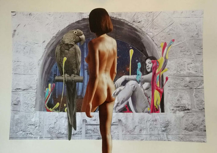 Come On 拼贴, 12.9x18.1 in