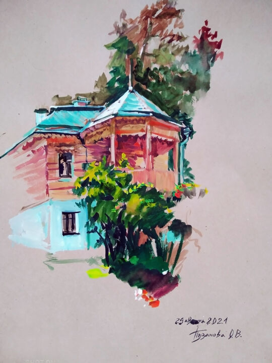 Museum of writer M.M. Prishvin 图画, 23.6x15.8 in