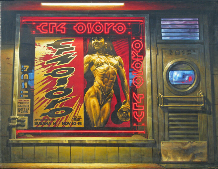 Golden Girl 绘画, 30x39 in