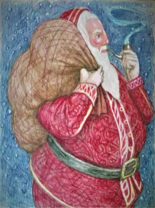 Santa Clause 1 图画, 14x11 in