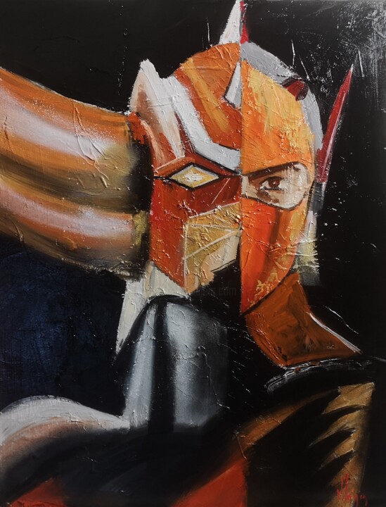 actarus Goldorak or 绘画, 24x19.7 in