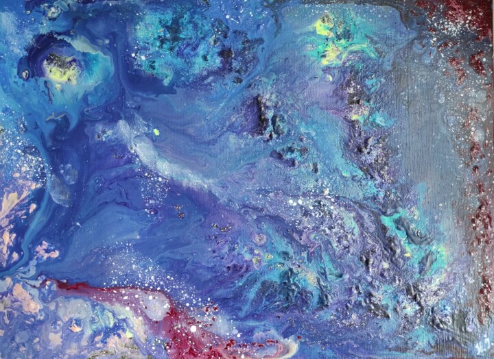 Galaxy 绘画, 11.8x15.8 in