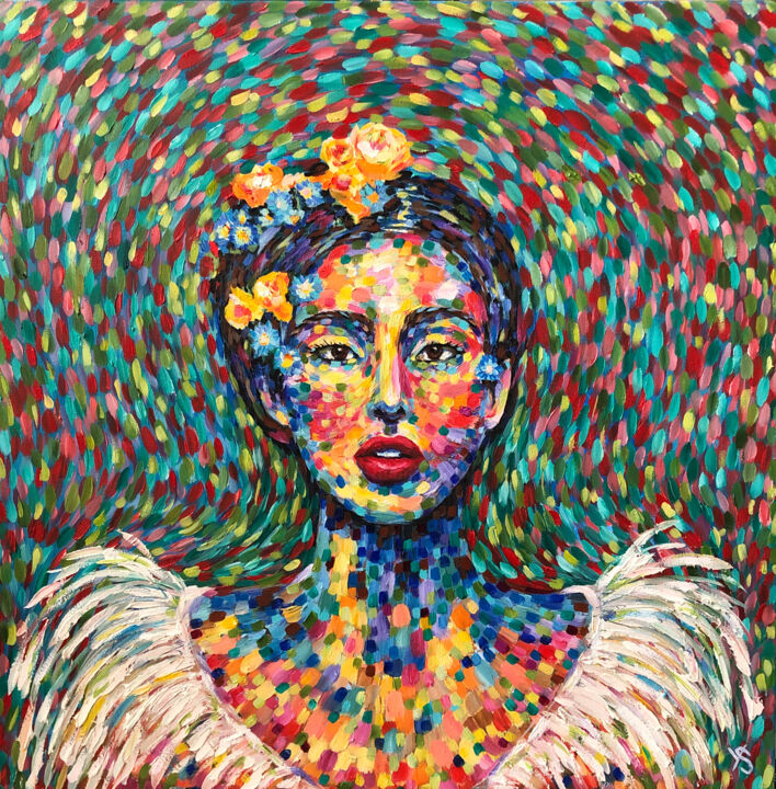 绘画,  23.6x23.6 in 