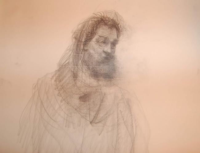 Drawing titled "The homeless Philos…" by Mateusz Witek, Original Artwork