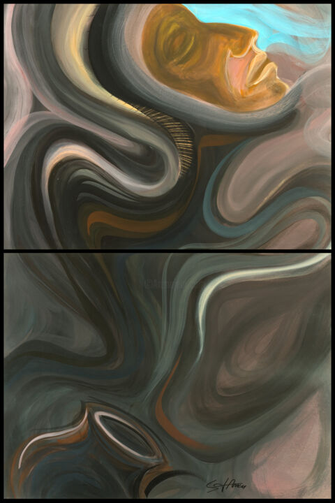 绘画,  35.4x23.6 in 