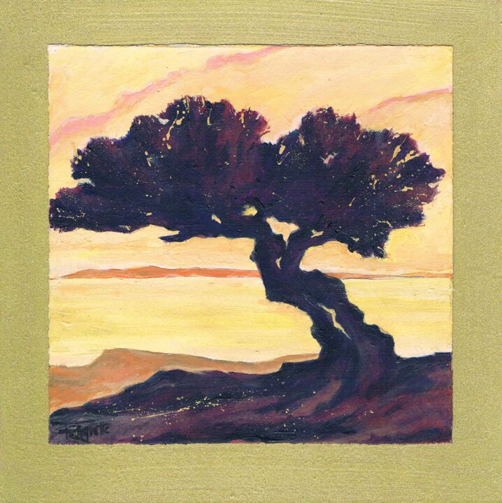 Veilleur VI 绘画, 7.9x7.9 in