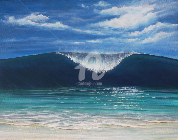 제목이 "Peinture paysage "V…"인 미술작품 David Quant로, 원작, 아크릴