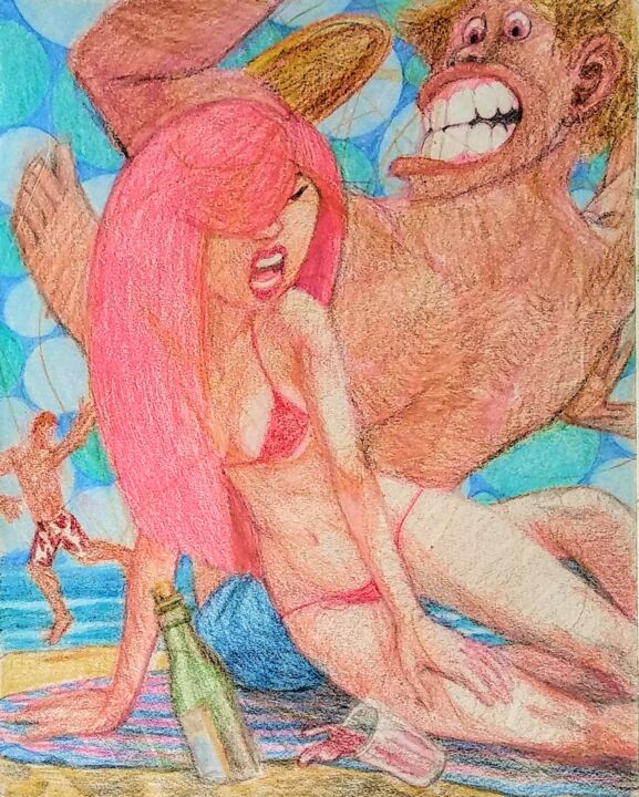 Oafishness 图画, 10x8 in