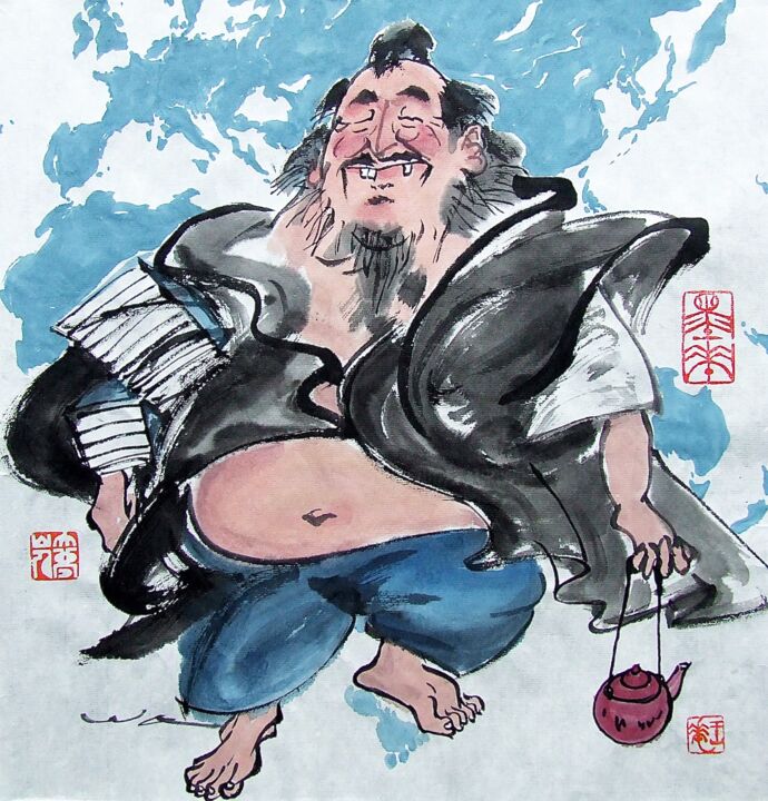 绘画,  13.8x13.8 in 