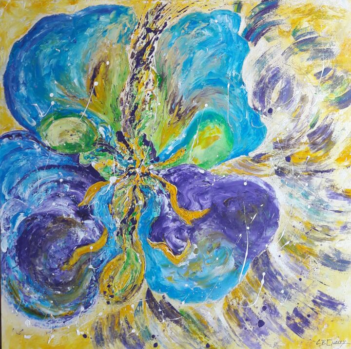 L'IMMORTELLE 绘画, 31.5x31.5 in