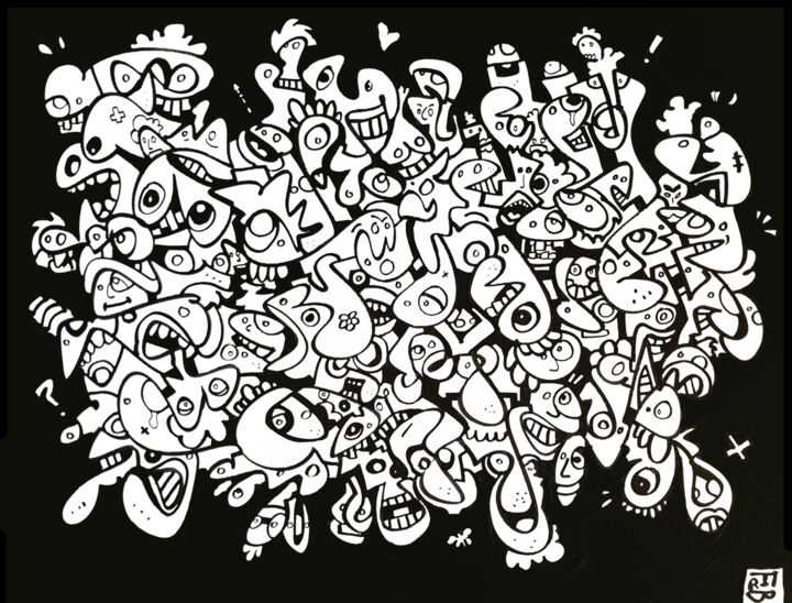 new yorkers 绘画, 23.6x31.5 in