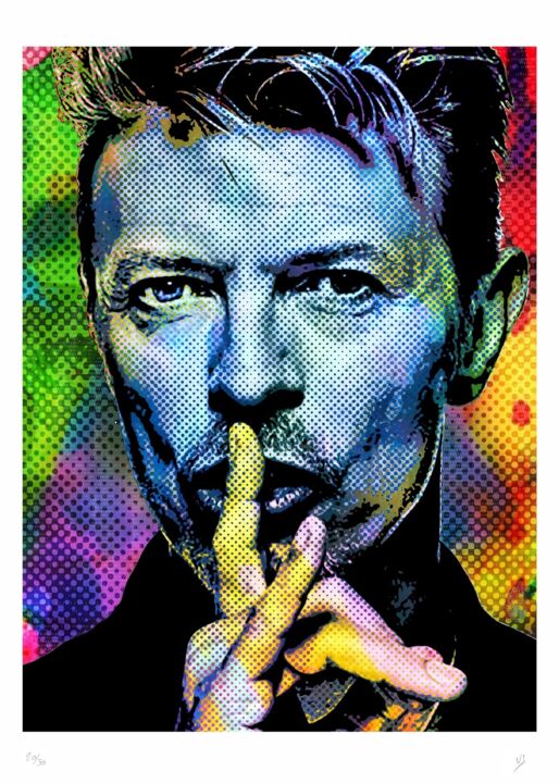 BOWIE SERIGRAPHIE 印花与版画, 27.6x19.7 in