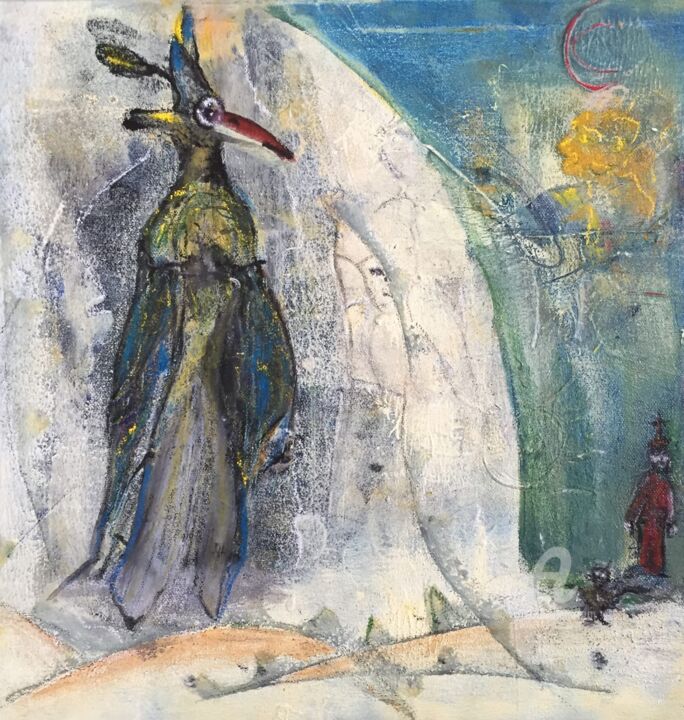 Ecclesiastical Masquerade 绘画, 19.7x19.7 in