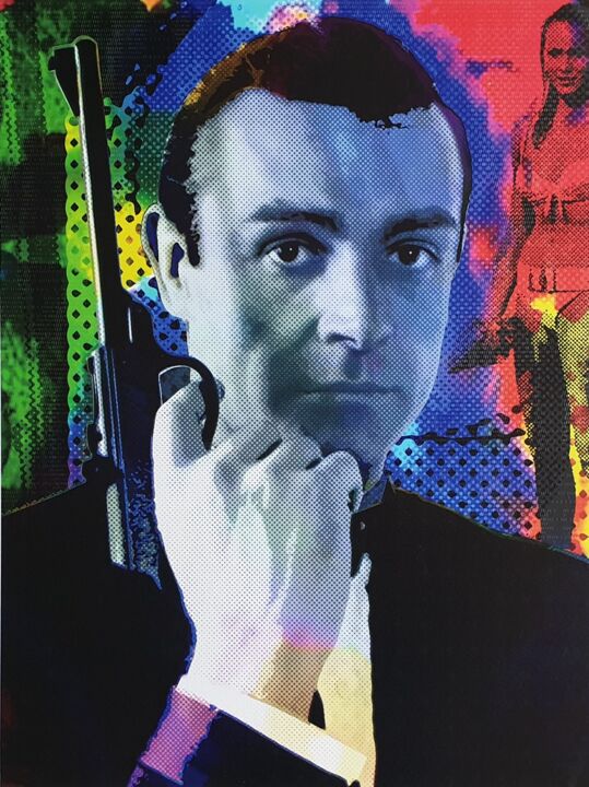 JAMES BOND B SERIGRAPHIE 印花与版画, 27.6x19.7 in