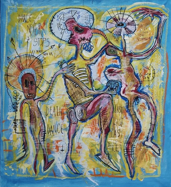 Last dance 绘画, 47.2x47.2 in