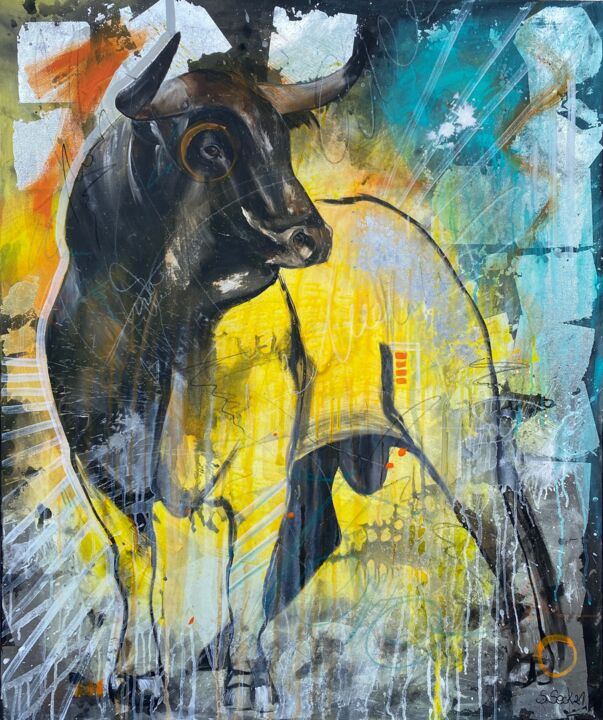 Toro 绘画, 47.2x39.4 in
