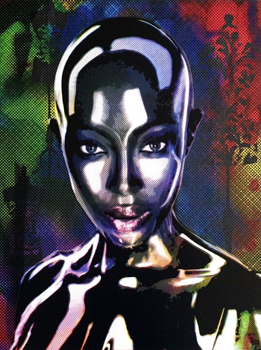 Naomi sérigraphie 印花与版画, 27.6x19.7 in