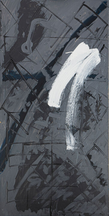 Painting titled "Anti-Hero Anthology…" by Tomas Lagunavicius, Original Artwork, Acrylic Mounted on Cardboard