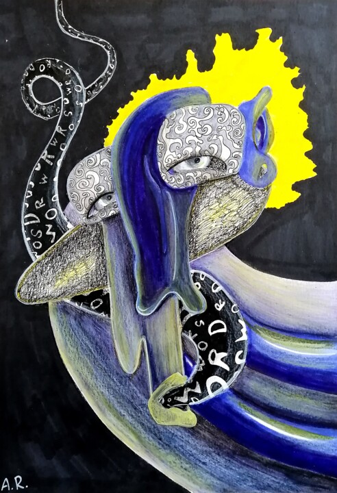 Words, words, words 图画, 11.7x8.3 in