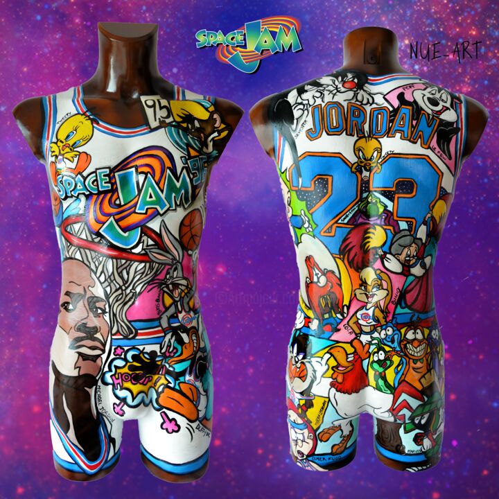 Body_Space Jam 绘画, 36.2x19.3 in